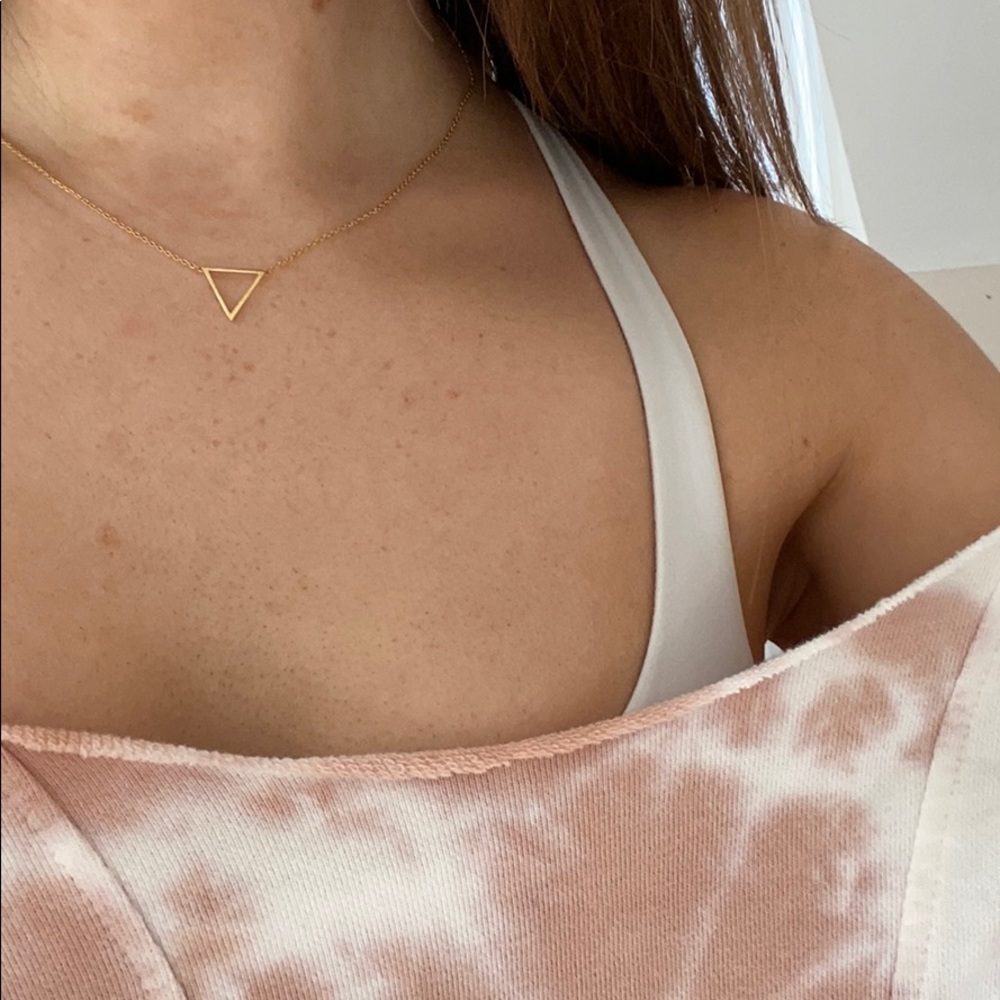 altard state triangle necklace